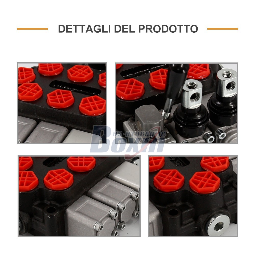 High Performance Q45-DT-2OT 3 Spool Monoblock Valve for Hydraulic Systems